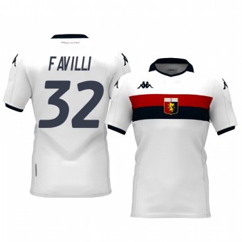 Andrea Favilli Genoa 19-20 Away Short Sleeve Jersey