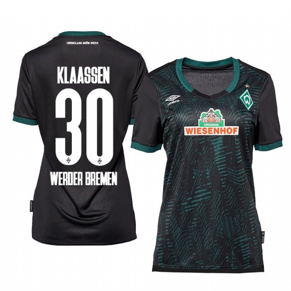 Women's Werder Bremen Davy Klaassen Jersey Alternate Event 19-20