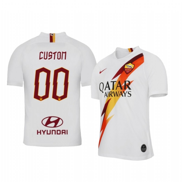 Custom AS Roma 19-20 Away Short Sleeve Jersey