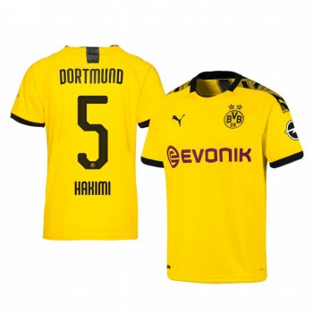 Men's Borussia Dortmund Achraf Hakimi Home Jersey 19-20