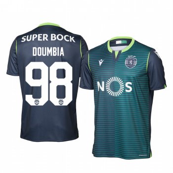 Sporting Lisbon Idrissa Doumbia 19-20 Away Men's Navy Short Sleeve Jersey