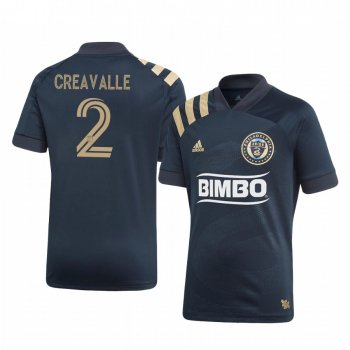 Warren Creavalle Philadelphia Union 2020-21 Home Men's Creavalle Short Sleeve Jersey