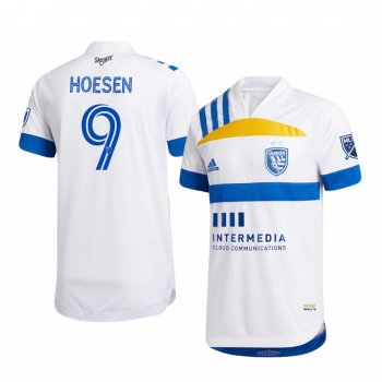 San Jose Earthquakes Danny Hoesen 408 Edition Men's Official Short Sleeve Jersey 2020