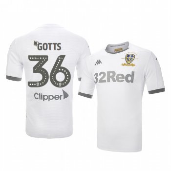 Robbie Gotts Leeds United Home White 100 Year Crest Jersey