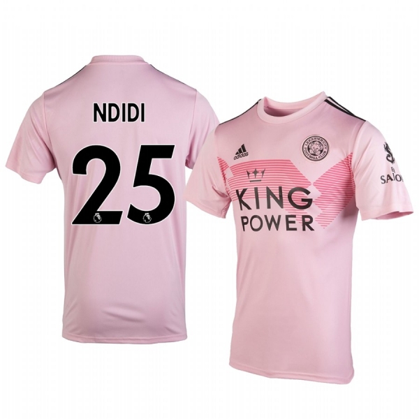 Wilfred Ndidi Leicester City Away Men's Short Sleeve Jersey 19-20