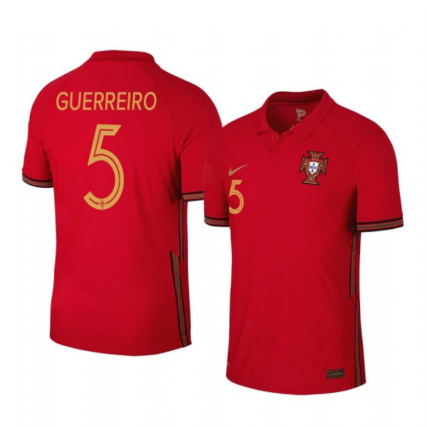 Raphael Guerreiro Portugal 2020 Red Home Men's Short Sleeve Jersey