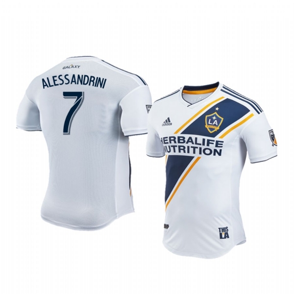 Romain Alessandrini Los Angeles Galaxy Men's Home Short Sleeve Jersey 18-19