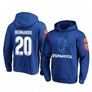 Bernardo Espinosa RCD Espanyol Royal Team Logo Pullover Hoodie