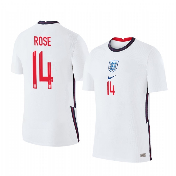 Danny Rose England 2020 White Home Men's Short Sleeve Jersey