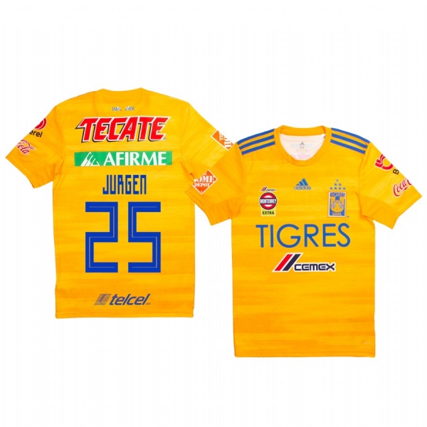 Tigres UANL Jurgen Damm Home Men's Jersey 19-20