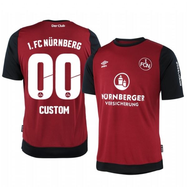 1. FC Nürnberg Custom Home Men's Jersey 19-20