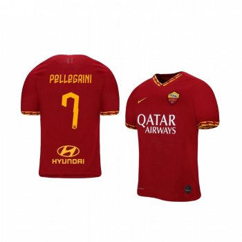 AS Roma Lorenzo Pellegrini 19-20 Home Men's Short Sleeve Jersey