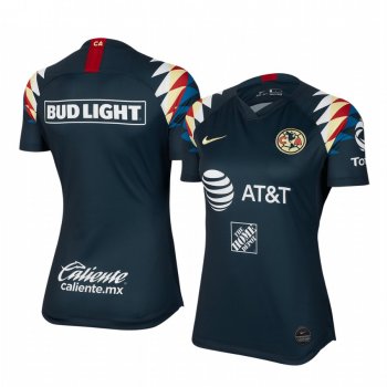 Women's Club America 19-20 Away Navy Short Sleeve Jersey