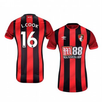 Women's Lewis Cook AFC Bournemouth Home Short Sleeve Jersey 19-20