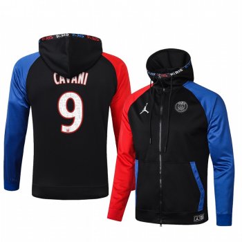 Edinson Cavani Paris Saint-Germain Black Classic Full-Zip Jacket