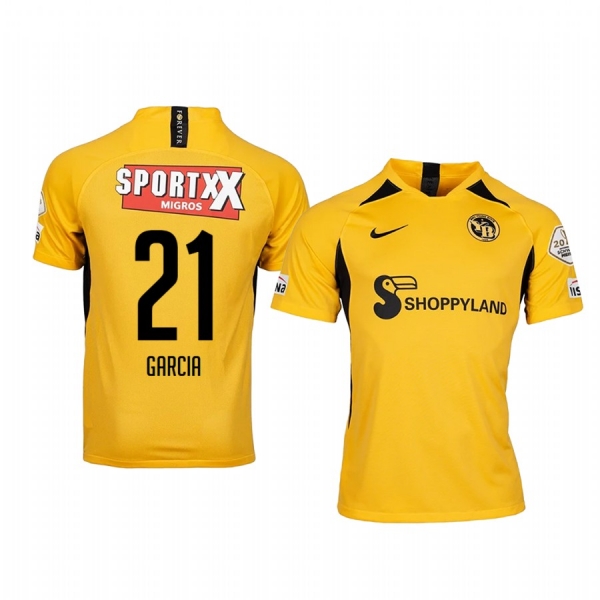 Ulisses Garcia BSC Young Boys Home Golden Short Sleeve Jersey