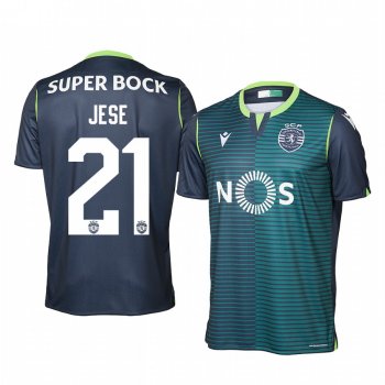 Sporting Lisbon Jese 19-20 Away Men's Navy Short Sleeve Jersey