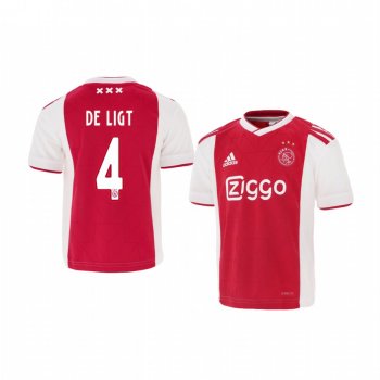 Youth Matthijs de Ligt Ajax 18-19 Home Jersey