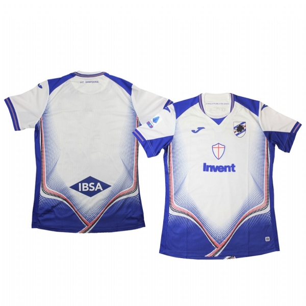 Sampdoria 19-20 Away Men's White Short Sleeve Jersey