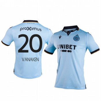 Hans Vanaken Club Brugge KV Third Light Blue Short Sleeve Jersey