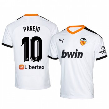 Dani Parejo Valencia 19-20 Home Jersey Men's