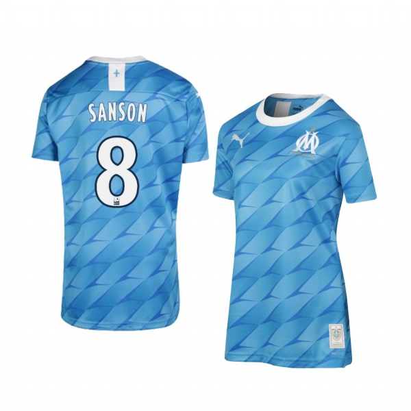 Women's Olympique de Marseille Morgan Sanson Away Jersey 19-20