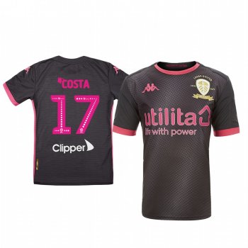 Youth Leeds United Helder Costa Black Away Short Sleeve Jersey 19-20