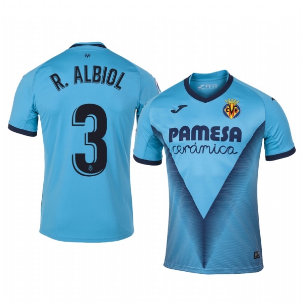 Villarreal Raul Albiol Men's Jersey Short Sleeve Third 19-20