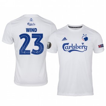 FC Copenhagen Jonas Wind Men's 19-20 Home Replica Short Sleeve Jersey