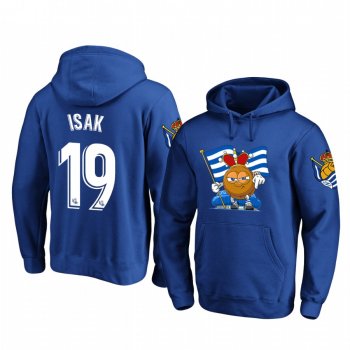 Alexander Isak Real Sociedad Royal Team Logo Pullover Hoodie