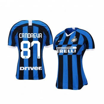 Women's Antonio Candreva Internazionale Milano 19-20 Home Jersey