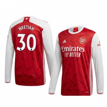 Eddie Nketiah Arsenal 20-21 Home Men's Red Replica Jersey