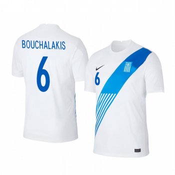 Andreas Bouchalakis Greece 2020 White Home Men's Short Sleeve Jersey