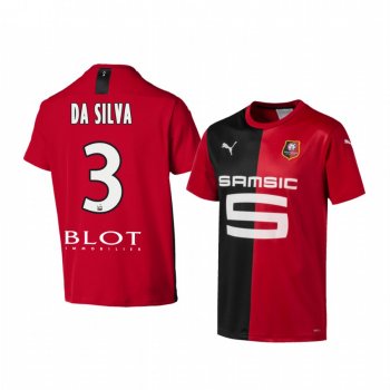 Youth Stade Rennais Damien Da Silva Home Jersey 19-20