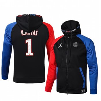 Keylor Navas Paris Saint-Germain Black Classic Full-Zip Jacket