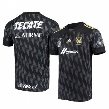 Custom Tigres UANL 2020 Black Third Replica Jersey Men's