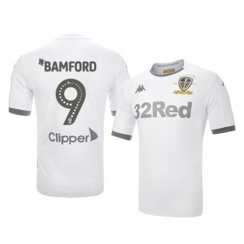 Patrick Bamford Leeds United Home White 100 Year Crest Jersey