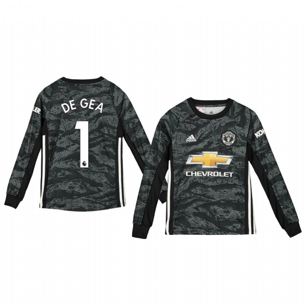 Youth 19-20 Manchester United David de Gea Dark Grey Away Goalkeeper Jersey