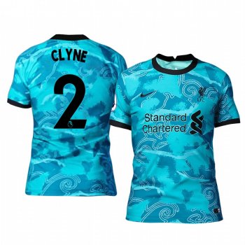 Liverpool Nathaniel Clyne Men's Green Away Short Sleeve Jersey 2020-21