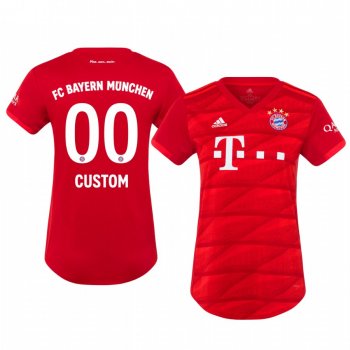 Women's Bayern Munich Custom Home Jersey 19-20