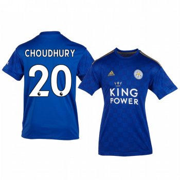 Youth Hamza Choudhury Leicester City Home Short Sleeve Jersey 19-20