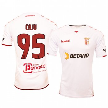 Caju Braga Away White Short Sleeve Jersey