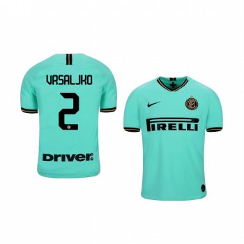 Youth Sime Vrsaljko Internazionale Milano 19-20 Away Short Sleeve Jersey