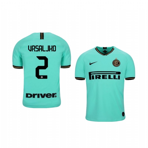 Youth Sime Vrsaljko Internazionale Milano 19-20 Away Short Sleeve Jersey