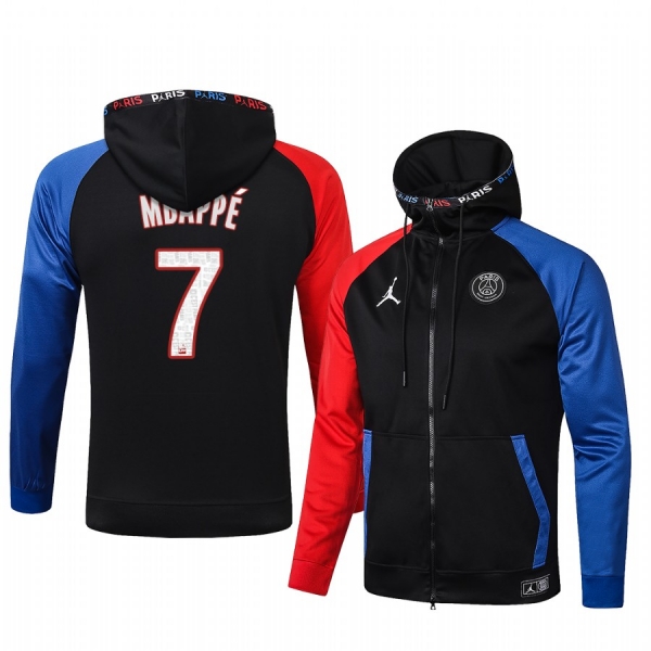 Kylian Mbappe Paris Saint-Germain Black Classic Full-Zip Jacket