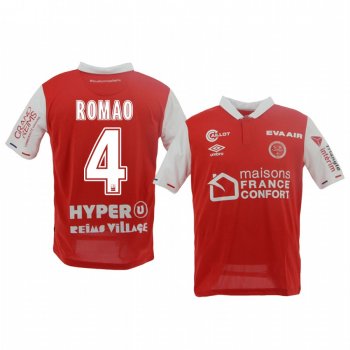 Stade de Reims Alaixys Romao Home Men's Jersey 19-20