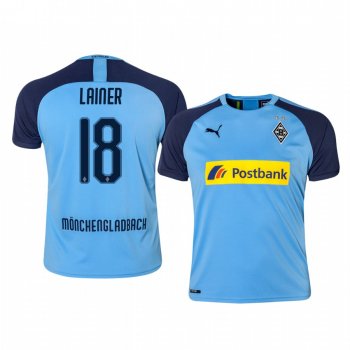 Borussia Monchengladbach Stefan Lainer Blue Away Jersey 19-20 Men's