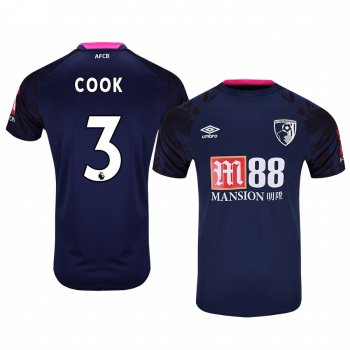 Steve Cook AFC Bournemouth Away Men's Short Sleeve Jersey 19-20