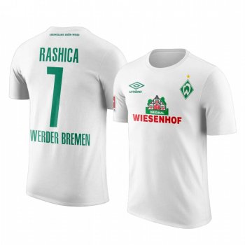 Men's Milot Rashica Werder Bremen Away Team Logo Short Sleeve T-Shirt