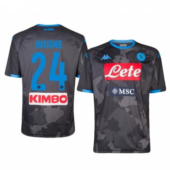 Youth Lorenzo Insigne SSC Napoli 19-20 Fourth Black Camo District Jersey